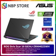 Asus ROG Strix Scar 16 G634J-ZRNM025WH 16'' QHD+ 240Hz Gaming Laptop ( I9-14900HX, 32GB, 2TB SSD, RT