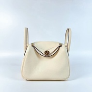 Hermes mini lindy 奶油白TC皮