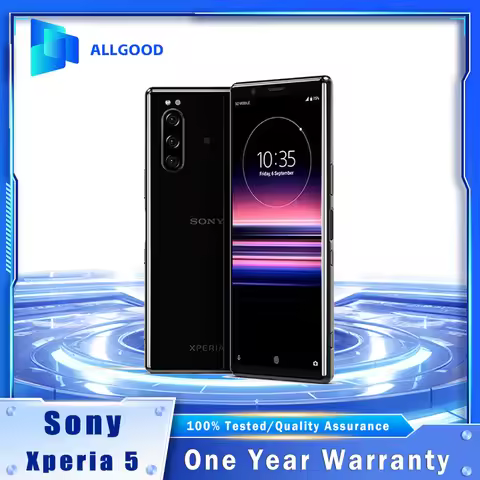 Sony Xperia 5 J8210 J9210 6.1 Inch 6GB 128GB 12MP Triple Camera Snapdragon 855 NFC Octa-Core Hi-Res 