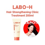 LABO-H Hair Strengthening Clinic Treatment 200ml – Damaged Hair Repair, Scalp Nourishment, Silicone-