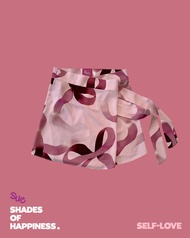 Sue.loveseveryday (7 choices) Mini Wrap Skirt Shade Of Happiness  - กระโปรงฟรีไซส์พันรอบเอว