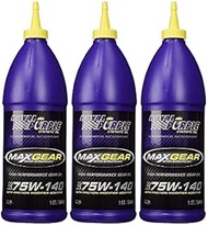 Royal Purple 01301 Max-Gear Synthetic Gear Lube Oil 75W-140 Pack of 3 Quarts by Royal Purple