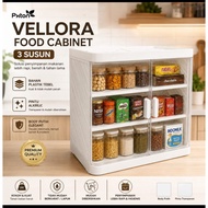 VELLORA Serving Rack VOYAH Food Cabinet 3 Tiers, 5 Tiers, 6 Tiers Multipurpose Shelf/
