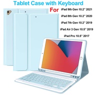 Keyboard Case for iPad 10.2" 9th 8th 7th Generation, Cover for iPad 10.2 Inch/iPad Air 10.5"(3rd Gen)/iPad Pro 10.5 inch