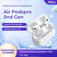 HiFi 5nd Gen Cancelling Bluetooth Headphones,Bluetooth Wireless Ear Buds with USB-C Charging，EarPods