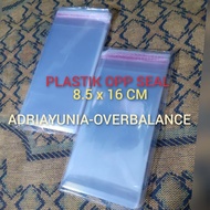 OPP Seal Plastic 8.5 x 16 Seal - Opp Plastic 8.5x16 cm seal - Opp Plastic 8.5 x 16 cm seal