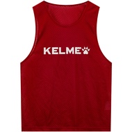 KELME Kalme Latihan Sepak Bola บาสเกตบอลเด็กผู้ใหญ่เสี้อกั๊กทีมเสื้อกล้ามบาง