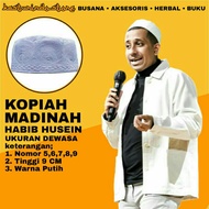 PUTIH Habib Husein Ja'far White Medina Skullcap Adult Size