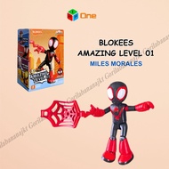 Spider Miles Morales Gacha Action Figure Magic Blocks