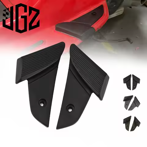 Motorbike ABS Rear Seat Passenger Foot Pedal Motorcycle Footpegs Pedals Cover Pad For VESPA S LX LXV
