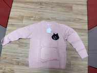 [清貨大減價：$180］Ne-net nya 驚訝貓粉紅色毛衣長袖T恤