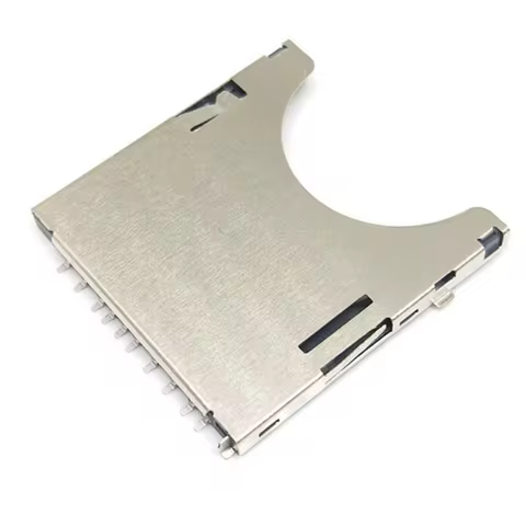 2pcs 10Pin SD Card Connector jack 2 in 1 Card Slot Self Push Pop-up PUSH jack