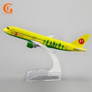 Russia Siberian S7 Airlines Airbus A320 Plane Model Diecast Metal A320 Aircraft Airplane Aviation Co