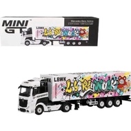 MINI GT 333 Mercedes Benz Actros w/ 40 Ft Container LBWK KUMA GRAFFITI