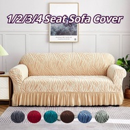Universal Sarung Sofa 1 2 3 Seater L Shape Full Set Skirt Sofa Cover Slipcover Sofa Protector Living Room Sarung Kusyen
