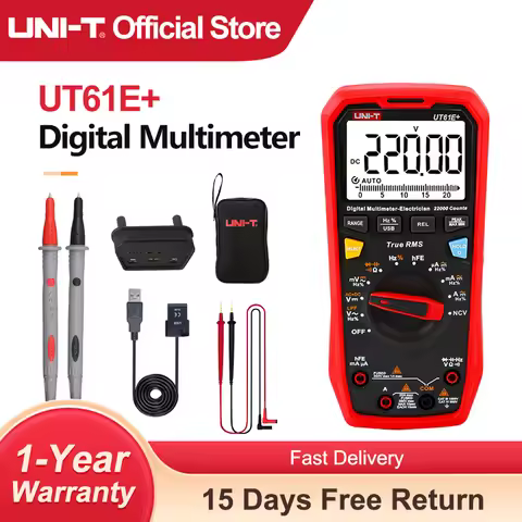UNI T Professional Digital Multimeters UT61B+ UT61E+ UT61D+1000V Analog Multimeter Resistance Capaci