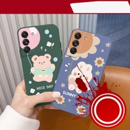 Case Soft Bear or Rabbit Phone Case For Samsung Galaxy S20 FE Plus Ultra S20FE S20Plus S20Ultra Electric Cap