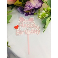 HAPPY BIRTHDAY ACRYLIC STICK LOVE STAR ACRYLIC