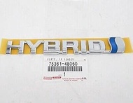 Genuine Toyota 75361-48060 Fender Name Plate