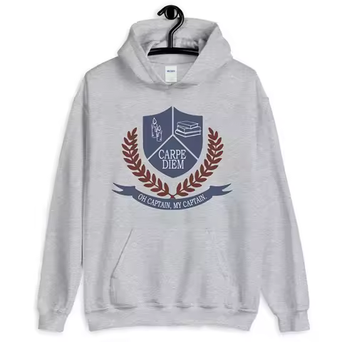 Dead Poets Society Unisex Hoodie Classic Film Hooded Sweatshirt Dead Poets Society 90s Inspirational