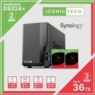 no call @WhatsAppOnly019-3710-000 Synology DiskStation DS224+ 2-Bay Ironwolf / Ironwolf Pro NAS Encl
