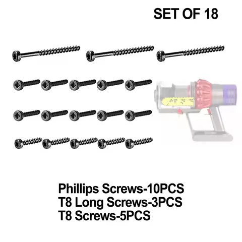 18pcs Vacuum Cleaner Screw For Dyson V6/V7/V8/V10/V11/V15/V12/DC24/DC40/DC41/DC50/DC25 Vacuum Cleane