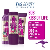 [Bundle of 3] Aussie SOS Deep Repair Vegan Hair Shampoo + Conditioner + 3 Min Miracle SOS Hair Mask