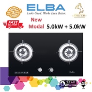 ELBA Built in Glass Hob EGH-K8842G(BK) / Phison InfraRed PGC-703 Built In Tempered Glass Hob 2 Burner Gas Hob Cooker Stove