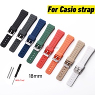 Soft Silicone Watch Strap 18mm for Casio F84 F94 AE1200 F91W F105 F108 A158 Digital Watch Band Rubbe