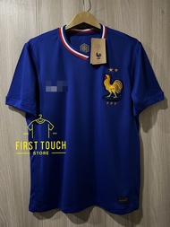 New เสื้อบอลทีมชาติ เกรดแฟนบอล ฝรั่งเศส เหย้า /เยือน 2024 ยูโร เสื้อเปล่าหรือพร้อมเบอร์ชื่อหน้าหลัง