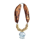 Gandari Batik Necklace Ethnic Necklace Party Necklace Handmade Necklace Ethnic Waroeng Batikku