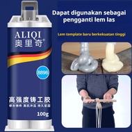 Ready Kirim Dalam 24 Jam 50ml Lem Besi AB Tahan Panas Multifungsi Industrial Repair Glue/Lem Besi Ka