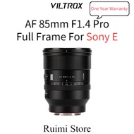 Viltrox 85mm f1.4 Pro Full Frame Large Aperture Auto Focus Portrait  Lens Compatible For E Mount Mir