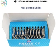 Box of 12 dental mirrors - Dental mirror handle - Dental mirror