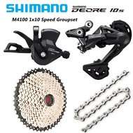 Wz(!Shimano Deore M4100 10 Speed Groupset 1x10 Speed MTB Shifter RD M4120 Rearderailleur Sunshine 4