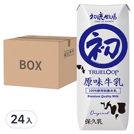初鹿牧場 原味牛乳 保久乳  200ml  24入
