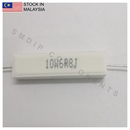 2PCS 6.8R ±5% 10W, Axial Lead Through Hole Wirewound Cement Resistor (10W6R8J)