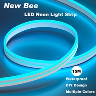 New Bee เชือกนีออน LED IP67 กันน้ำซิลิโคนนุ่มจับเวลาฟังก์ชั่นสองโหมดควบคุม LED Neon Light Rope 6M/10