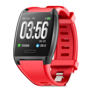Others - V2 1.3寸彩屏智慧手錶防水健康血壓心率藍牙運動手環（紅色）