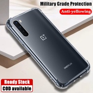 【Crystal Clear】For OnePlus Nord AC2001 AC2003 Soft Rubber Gel Jelly Case Transparent Military Grade 