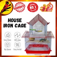 MPT House Iron Cage Bird Cage Sugar Glider Parrot Budgie Cage Sangkar Burung Baji Steel Cage
