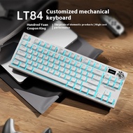 LANGTU LT84 Hot-Swappable Keyboard | 84 Keys RGB Lighting + Knob Screen | Gaming/Office