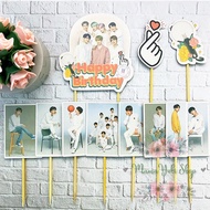 Cake Topper for Children's Birthday Cake Decoration KPOP BOYBAND BTS no. 2