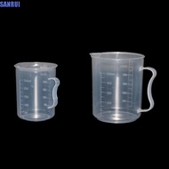 SANRUI Measuring Cup School Supplies Laboratory 250/500/1000/ml Transparent Reusable Durable Measuring Cylinder