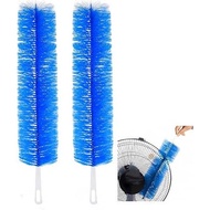 Fan Cleaning Brush & Microfiber Duster, Cobweb Remover for Ceiling, Curtains & Box Fans, 2 Pieces