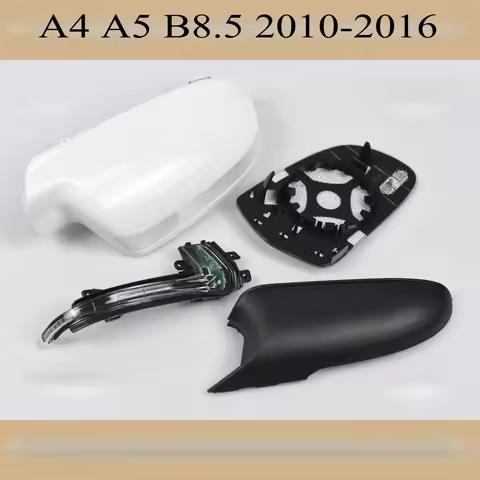 Auto Side Mirror Cover Glass Bottom lamp for Audi A4 A5 S5 B8.5 RS5 RS4 A3 8P RS3 Turn Signal 2012 2
