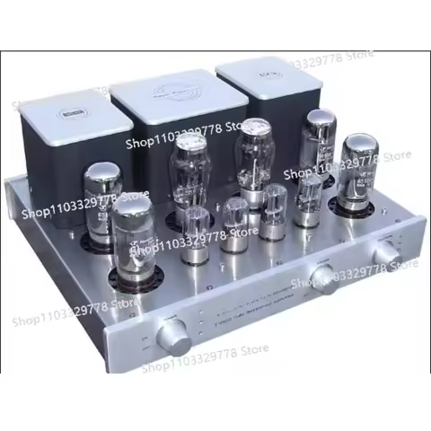 Latest Sound Luster D-2030A-6550 22W+22W Parallel Class A Tube Amplifier, 6J4P*2, 6N8P*2, 5Z3P*2