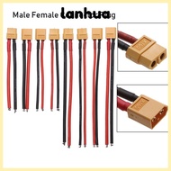 LANHUA XT60 Connector Plug 12 AWG/14 AWG Wires With Silicone Wire Hot Female / male