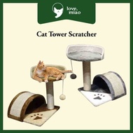Cat Tree Play Bed Scratcher House Toy for Kitten Scratch-Resistant Cat Toys/ Cat Tower