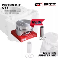 Piston Kit Forged QTT Mx King Jupiter Mx 4V 58 pin 14 Flat ORIGINAL QTT